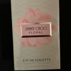 Jimmy Choo Floral Perfume with Pink Accents